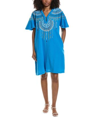 Johnny Was Kastoria Gauze Mini Dress