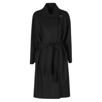 Fay Jassen, Dames, Zwart, S, Robe-Stijl Jas