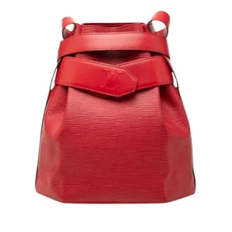Louis Vuitton Pre-owned Bucket Bags, female, Red, Size: ONE SIZE Pre-owned Sac D Epaule