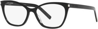 Saint Laurent 54mm Cat Eye optical glasses in Black at Nordstrom