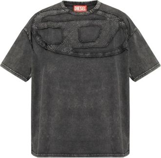 Diesel T-Boxt-Den Maglietta - Heren - T-shirts - Zwart - S - Tops