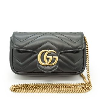 Gucci Gucci leren crossbodytas GG Marmont
