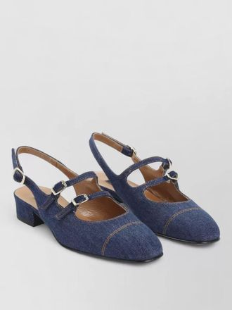 Carel cotton mary jane pumps