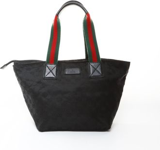 Gucci Black Handbag Tote Bag (Pre-Owned)