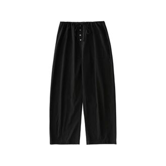 STUDIO NICHOLSON Wide Trousers, female, Black, Size: XS Wide Trousers
