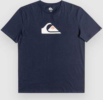 Quiksilver Comp Logo T-Shirt blauw
