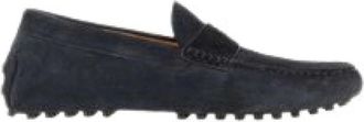 Tod's damesschoenen - Heren - Loafers - Blauw - 44 EU - Schoenen