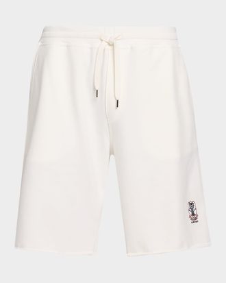 Brunello Cucinelli Men & apos;s Cotton-Blend Drawstring Bermuda Shorts