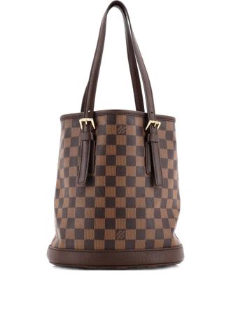 Louis Vuitton Marais Damier bucket bag - Marrone