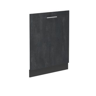 Vicco Panel Frontal Del Lavavajillas R-line, Hormig&oacute;n Negro, 60 Cm Sin Encimera Vicco