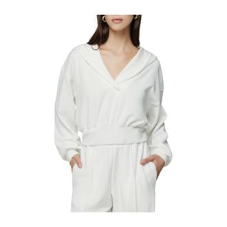 Hinnominate Hinnominate, Dames, Sweatshirts & Hoodies, Wit, Maat: XS Viscose