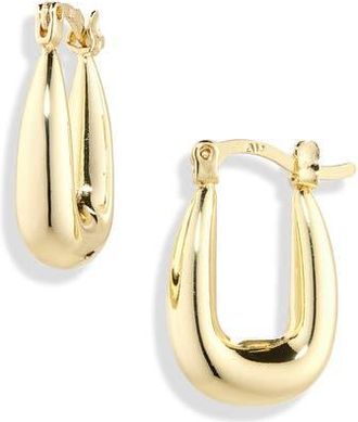Argento Vivo Square Chunky Hoop Earrings in Gold at Nordstrom Rack