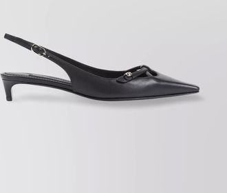 Dolce & Gabbana leather slingback pumps