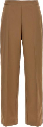 Dries Van Noten Brown Wide Leg Pant