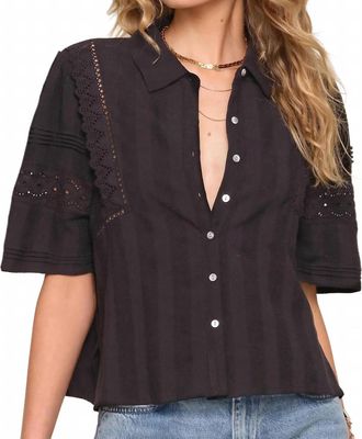 Heartloom Carmen Top In Black