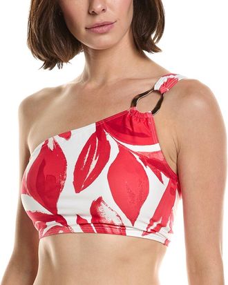Carmen Marc Valvo One Shoulder Top