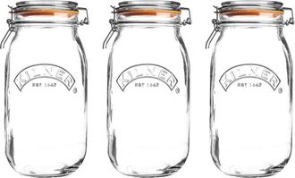 Kilner Kilner Round Clip Top Jars 68Oz