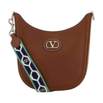 Valentino Garavani Cross Body Bags, female, Brown, Size: ONE SIZE VLogo Signature Shoulder Bag