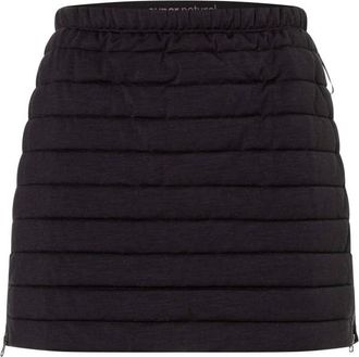 super.natural Puffer DWR Skirt Kunstfaserjupe f&uuml;r Damen | schwarz