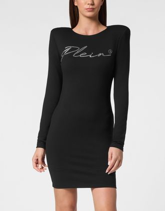 Philipp Plein Korte Jurk Signature