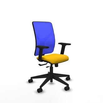 Piqueras y Crespo Silla De Oficina Piqueras Y Crespo Motilla Negro Soporte Lumbar