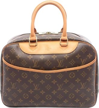 Louis Vuitton 2000 Monogram Canvas bowling Deauville handbag - women - PVC/Leather - One Size - Brown