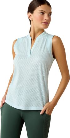 Ariat Womens Mesa Sleeveless Baselayer Top in Starlight Blue, Size X-Large, by Ariat