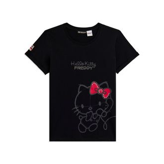 Freddy T-shirt Hello Kitty con stampa tono su tono