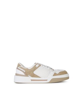 Dolce & Gabbana new Roma White Leather Sneakers