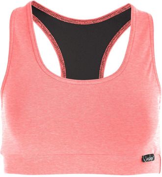 Winshape Sport-Bustier WINSHAPE WVR1, Damen, Gr. XL, rot (neon coral), Obermaterial: 90% Baumwolle, 10% Elasthan, BHs Sport-Bustier