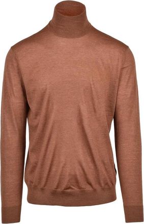 Ballantyne Wool Turtleneck - Brown