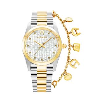 Aigner Matera Diamond Watch - Dames - Horloges - Grijs - ONE Size - Accessoires