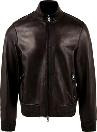 The Jack Leathers Zwarte Leren Jassen - Heren - Leren en Su&egrave;de Jassen - Zwart - 2XL - Leer - Jassen