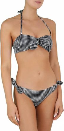 Zimmermann Womens Jeannie Tie Bikini In Gingham