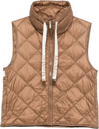 Max Mara Waistcoats Marrone-Donna