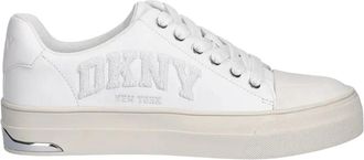 DKNY York Sneakers - Dames - Sneakers - Wit - 41 EU - Leer - Schoenen