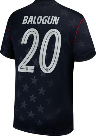 Nike Folarin Balogun USMNT 2026 Stadium Away Nike Mens Dri-FIT Soccer Jersey in Blue | NN203943380-USM