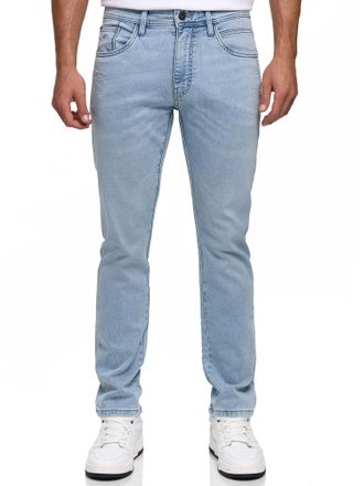 Indicode Regular-fit-Jeans INDICODE INCoil, Herren, Gr. 28, L&auml;nge 34, deep dusk, Denim/Jeans, Obermaterial: 77% Baumwolle, 21% Polyester, 2% Elasthan, Abriebef