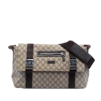 Gucci Pre-owned Gucci GG Supreme Crossbody Ladies SUME3WJG1IVKTKQ2