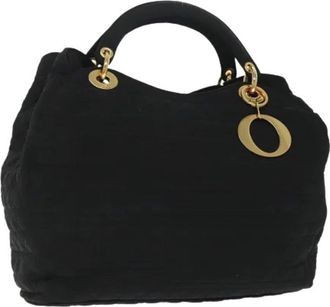 Dior Pre-owned Handbags, female, Black, Size: ONE SIZE Pre-owned Vintage Nylon Hand Bag