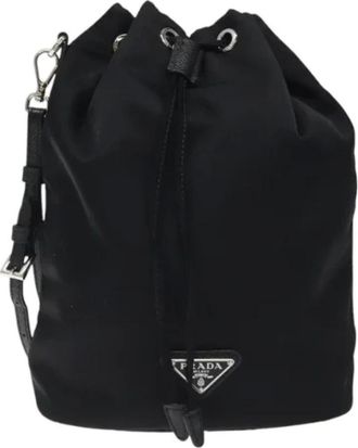 Prada Pre-owned Nylon bolsos-prada - Pre-owned - Mujer - Negro - ONE SIZE