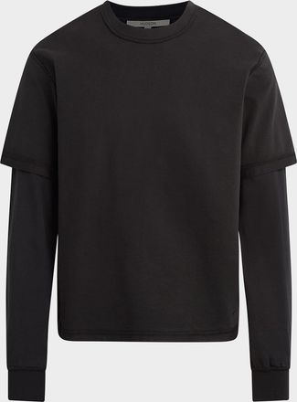 Hudson Mens Hybrid Long-Sleeve T-Shirt