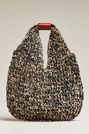 L*Space Faye Raffia Shoulder Bag