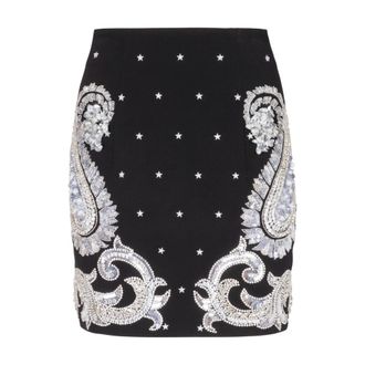 Balmain Mujer, Faldas, Negro, Talla: 2XS