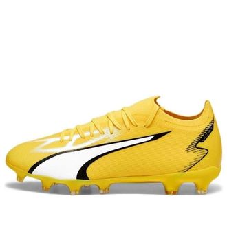 Puma Ultra Match FG/AG Yellow Blaze White Black 107347-04