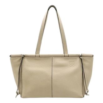 Loewe Pre-owned Tote Bag - Dames - Vintage Shopper - Beige - ONE Size - Leer - Vintage