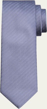 Brioni Mens Micro-Jacquard Silk Tie