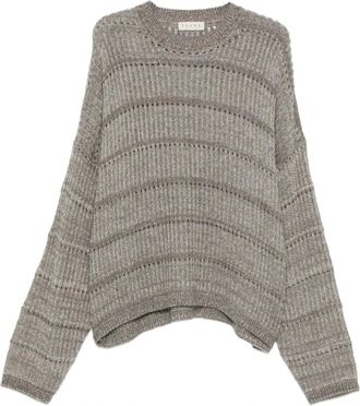 Paura Efesto Crewneck Sweater - Heren - Ronde hals truien - Grijs - L - Truien & Vesten