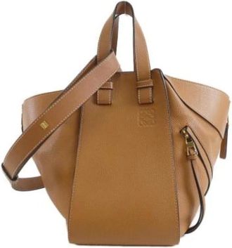 Loewe Pre-owned Handbags, female, Brown, Size: ONE SIZE Pre-owned Hammock Shoulder Bag