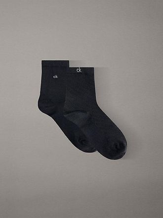 Calvin Klein 2 Pack Soft Texture Ankle Socks